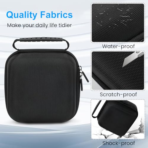 ZORBES® Compatible with Mac mini M4, Carring Case Bag Travel Storage Case for Mini M4 Desktop Computer, EVA Hard Shell Waterproof Carrying Case with Handle, 16x16x9.5cm, Black ZORBES® Compatible with Mac mini M4, Carring Case Bag Travel Storage Case for Mini M4 Desktop Computer, EVA Hard Shell Waterproof Carrying Case with Handle, 16x16x9.5cm, Black